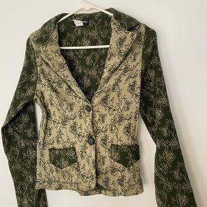 green blazer